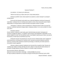 List do Rodziców
